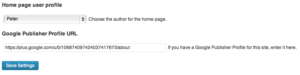 google authorship for wordpress