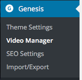 Genesis Video Manager
