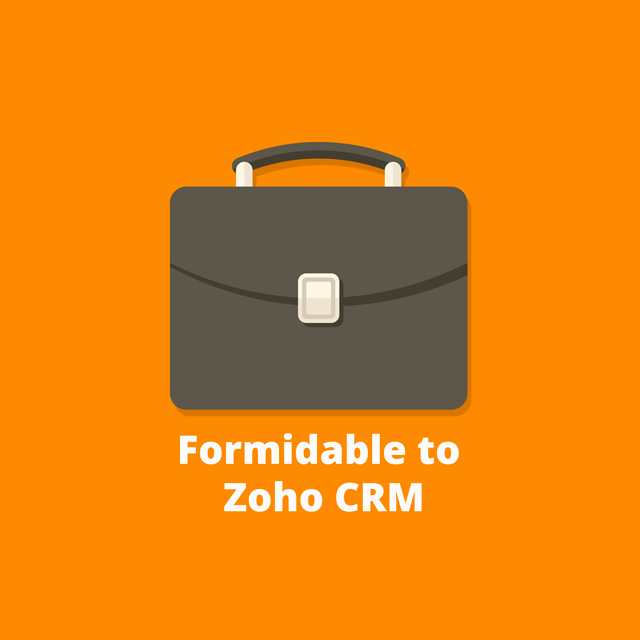 Formidable Forms zoho CRM