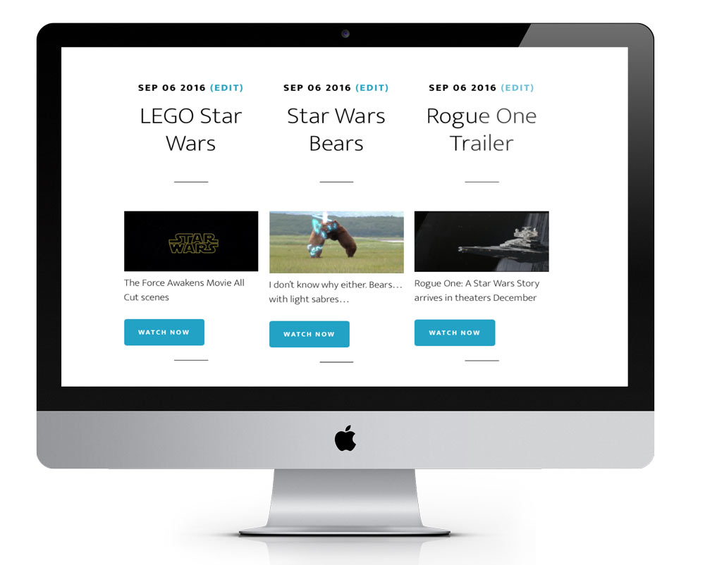 The plugin creates a video library (archive) page